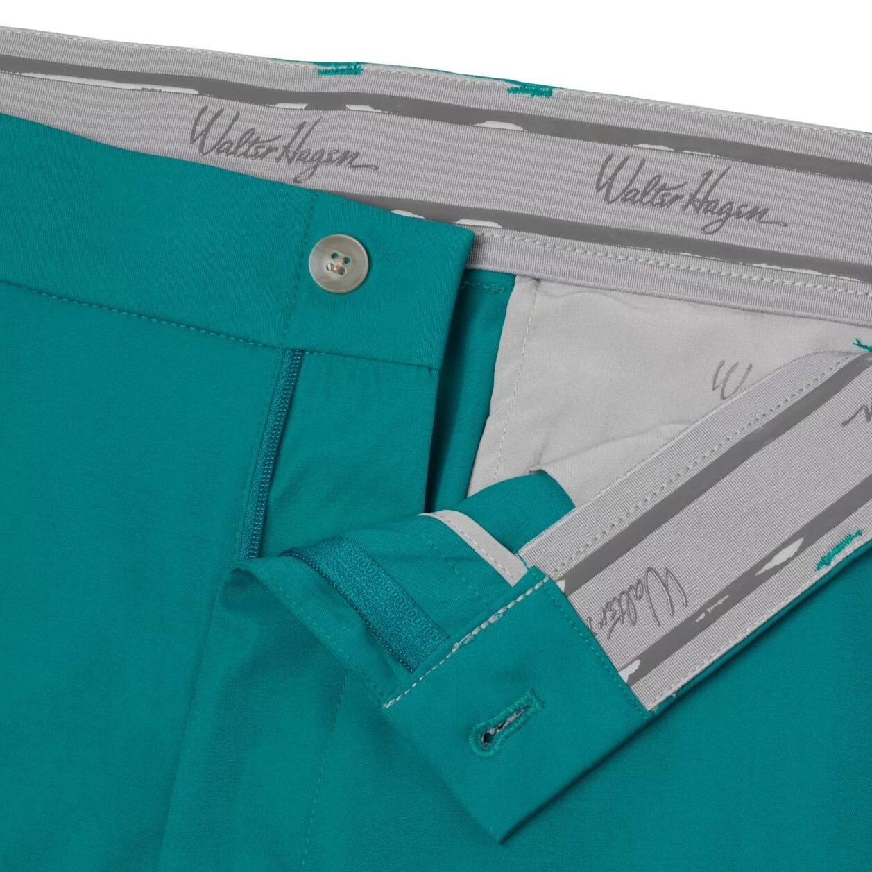 Walter Hagen Men's Performance 9" Golf Shorts Clubhouse Green NEW