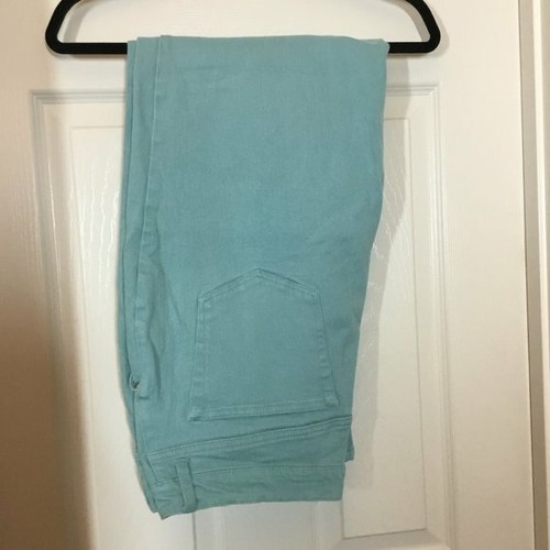 Vintage Venezia Lane Bryant Light Aqua Mom Jeans Size 16 - Picture 2 of 4