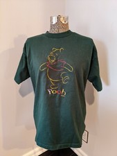90s Disney Brazos Sportswear Winnie The Pooh Single Stitch Tshirt L Made in USA