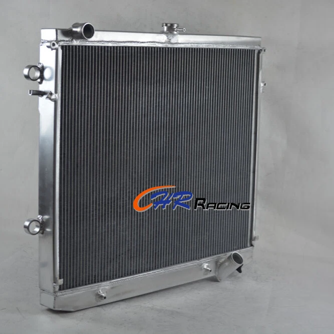 4 ROW Aluminum Radiator+Fan for 2007-2012 Toyota Land Cruiser UZJ200 2UZ-FE 4.7L - Image 3 of 4