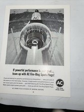 Ac Fire Ring Spark Plug Ad 1966