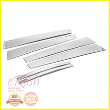 For 2009-2016 Chevy Cruze Chrome B-pillar 6pcs Pillar Post Stainless Steel Trims