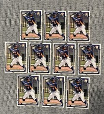 2024 Bowman Draft Paper Camilo Diaz Houston Astros #BD-176 10 Card Lot