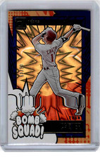 2024 Donruss Evan Carter Bomb Squad Blue Explosion 06/49