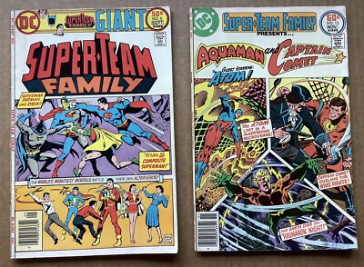 SUPER-TEAM FAMILY LOT #6 & 13 (1976/1977) DC; Swan, Schaffenberger et al; Fine