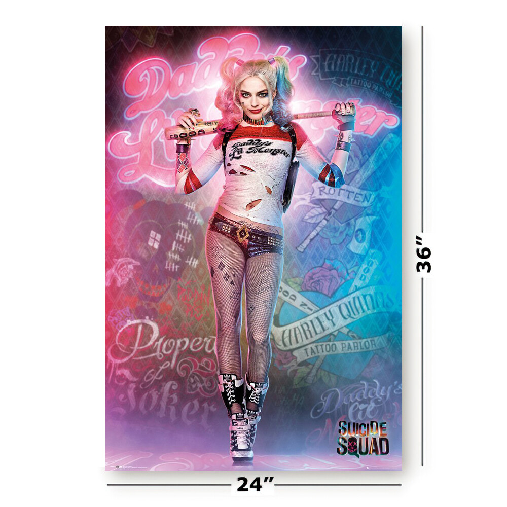 Suicide Squad - Movie Poster / Print (Harley Quinn - Baseball Bat