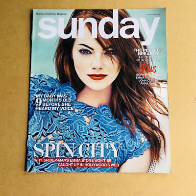 Emma Stone Actor Celebrity Oscar Winner Spin City Rare Import