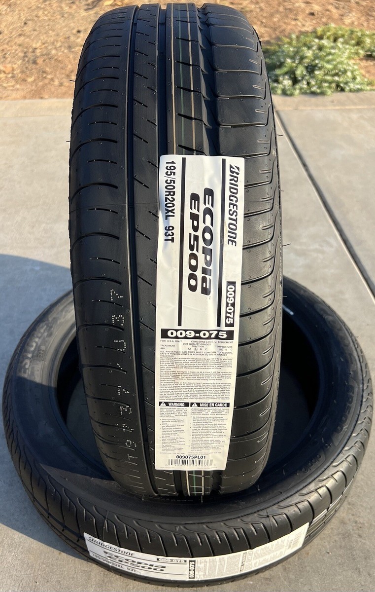 Set of TWO BRAND NEW 195/50R20 Bridgestone Ecopia EP500 BMW i3