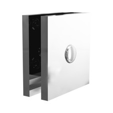 Chrome 8mm Wet Room Shower Screen Panel Wall Bracket