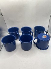 Juego de 6 tazas de café vintage esmaltadas Cinsa S2D2