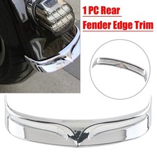 Chrome ABS Rear Fender Edge Trim Tip Trailing For Harley Fatboy FLSTF/B 2007-17