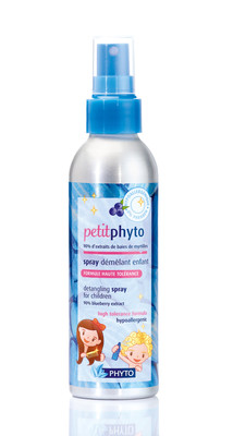 PHYTO PETIT DETANGLING SPRAY FOR CHILDREN 90% BLUEBERRY EXTRACT-5.07 OZ