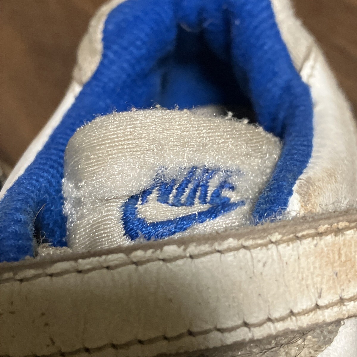 80s タイ製 ナイキ NIKE NBS 超希少 レア オンブック VINTAGE!!! NIKE IMPAX RUN (GS) SNEAKERS BLUE/GRAY KIDS SIZE