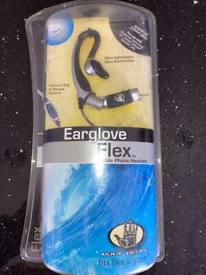 New Body Glove Earglove Flex Mobile Phone Headset - NEW / SEALED Free Shipping!