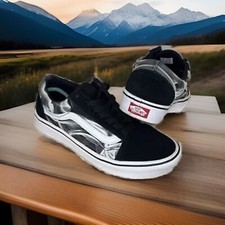 VANS Old Skool Low Top Black WhiteSuede Canva...