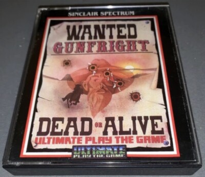 GUNFRIGHT - ULTIMATE - ZX Spectrum 48K/128K Cassette - RARE Original Release
