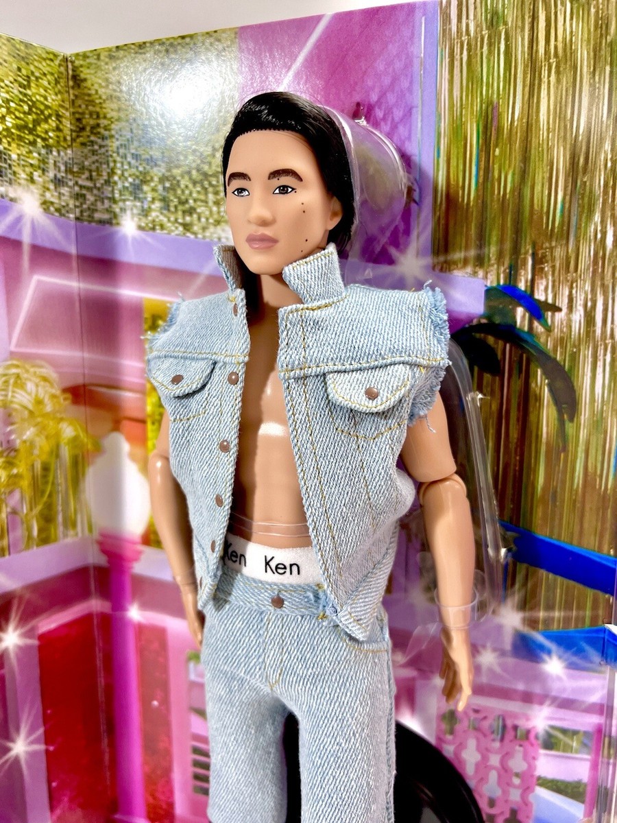 Barbie The Movie Collectible Ken Doll Wearing All-Denim Matching