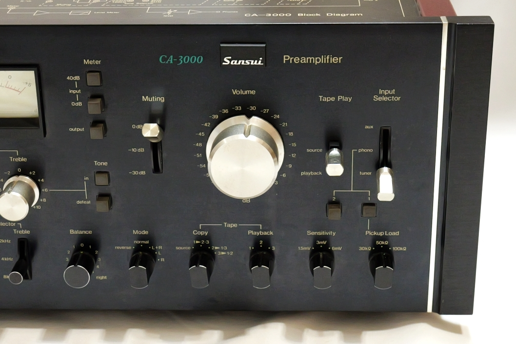 Sansui CA-3000 Preamplifier Control Amplifier Vintage Audio Used