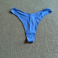 Skims Azure Jelly Sheer Dipped Thong, Size 3X NWT