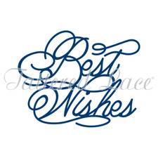  83 Tattered Lace Dies By Stephanie Weightman BEST WISHES  D419
