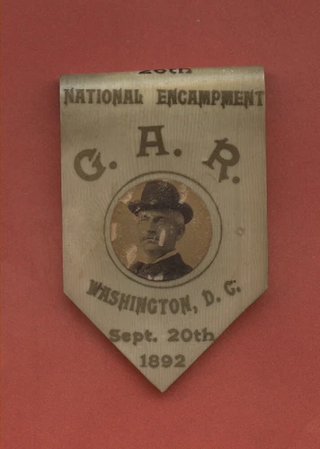 1892 WASHINGTON, D.C. ~ CNC PALMER ~ GAR ~ CELLULOID