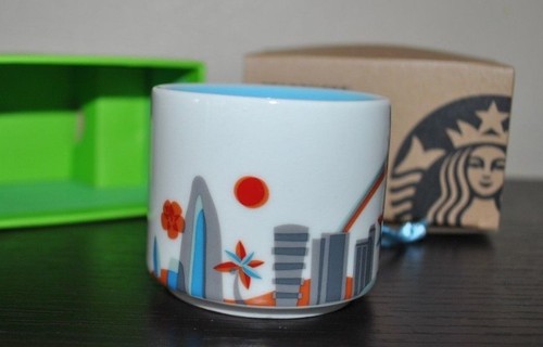 New Starbucks ORNAMENT HAWAII MUG/CUP 2016 You are here DEMI 2oz BOX - Picture 2 of 3