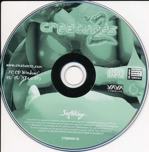 Creatures 2 - Life Simulation Game - PC CD-ROM (Disc in Sleeve) - Picture 3 of 3