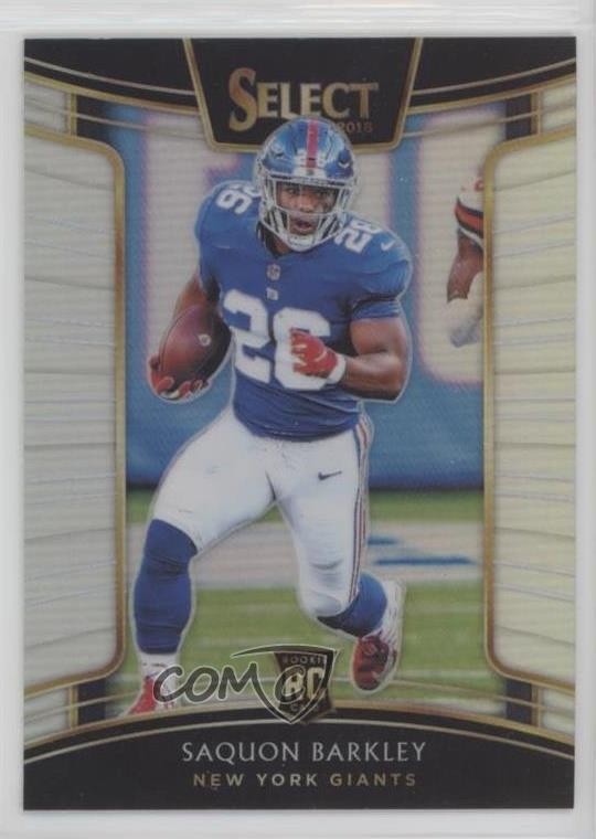 2018 Panini Select Concourse Silver Prizm Saquon Barkley #17 0x2s