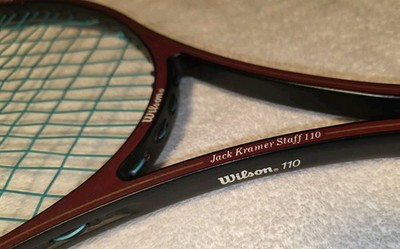 Vintage Wilson Jack Kramer Staff 110 Tennis Racquet 4 3/8 L3 Graphite 1980s PWS