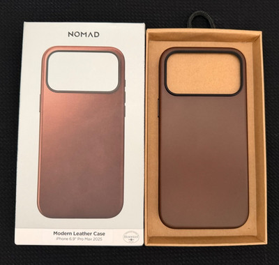 Nomad Horween Modern Leather Case - 2025 iPhone 6.9'' Pro Max - New