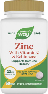 Zinc Lozenges with Vitamin C & Echinacea, Zinc Supplements for Men and Women,...