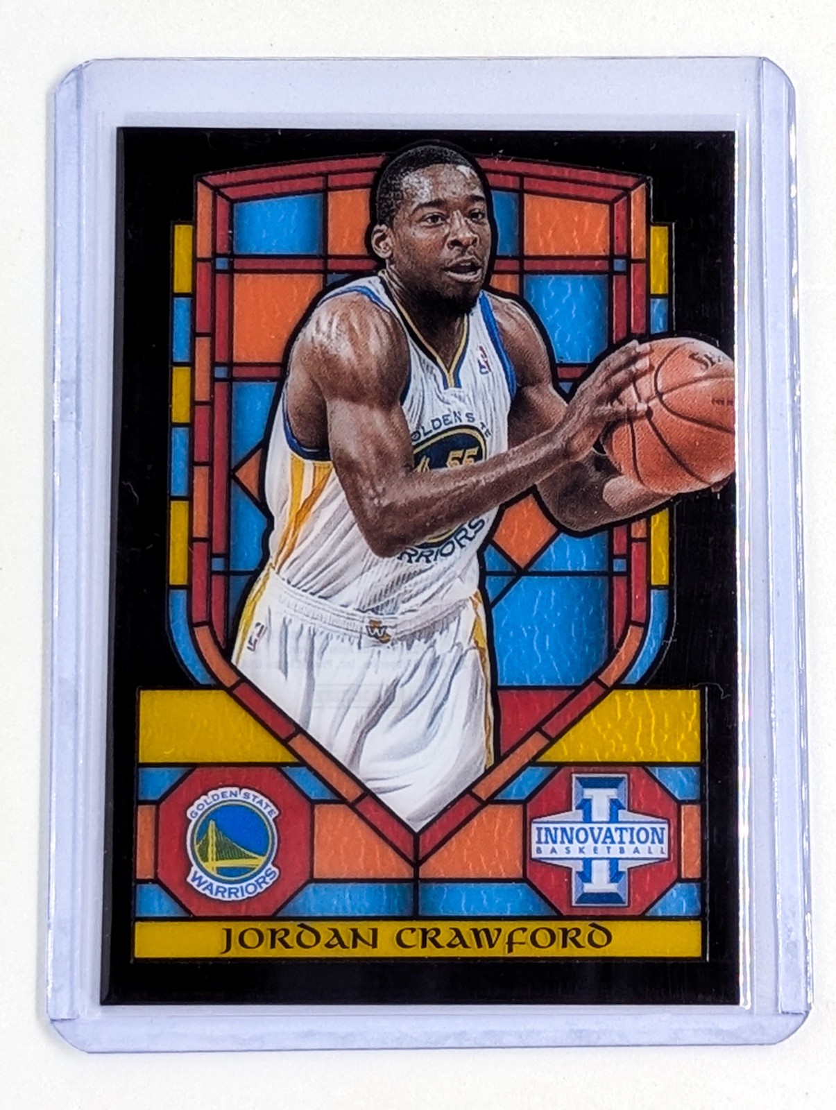 2013-14 Panini Innovation Stained Glass Gold #70 Jordan Crawford Warriors