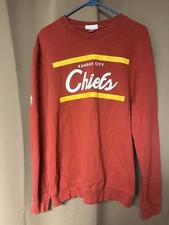 Kansas City Chiefs Mitchell  Ness Lightweight Crewneck Sweatshirt Size XL