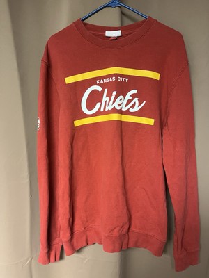 Kansas City Chiefs Mitchell & Ness Lightweight Crewneck Sweatshirt Size XL