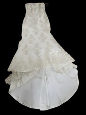 VGC Maggie Sottero Wedding Dress Fit & Flare Size 12 Professional Preservation