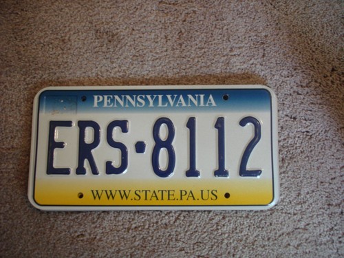 PENNSYLVANIA US.PA ERS      #    LICENSE PLATE BUY ALL STATES HERE FREE SHIPPING