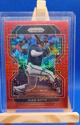2022 Panini Prizm - Tier II Juan Soto #117 Red Mojo Prizm 19/149