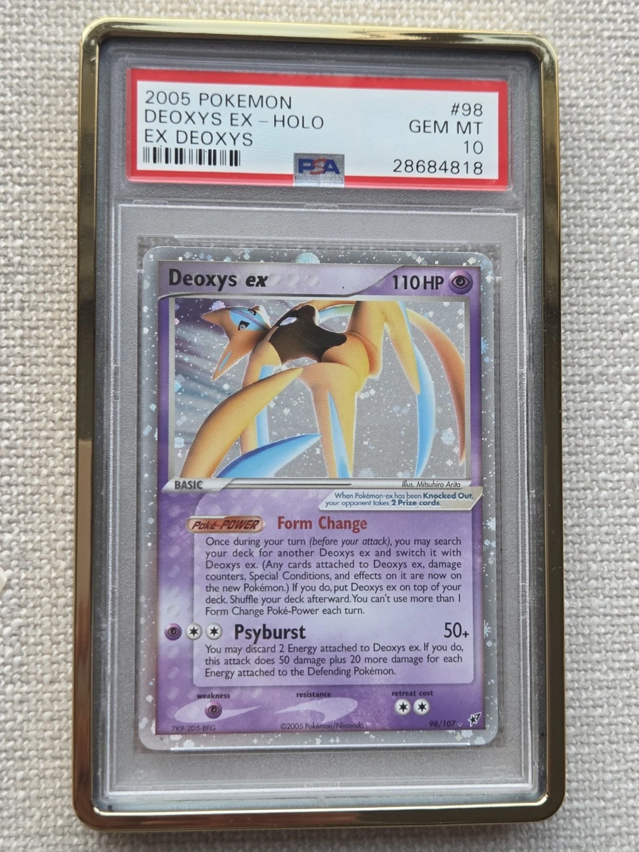 デオキシスex deoxys pokemon  2004　psa10 Pokémon TCG Professional Sports Authenticator (PSA) EX Deoxys