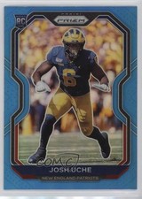 2020 Panini Prizm Rookie Light Blue Prizm Josh Uche #369 vv7