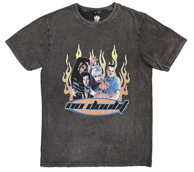 Official No Doubt Retro Mens Stone Wash T-Shirt Large