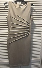 Calvin Klein soft Beige short dress 8