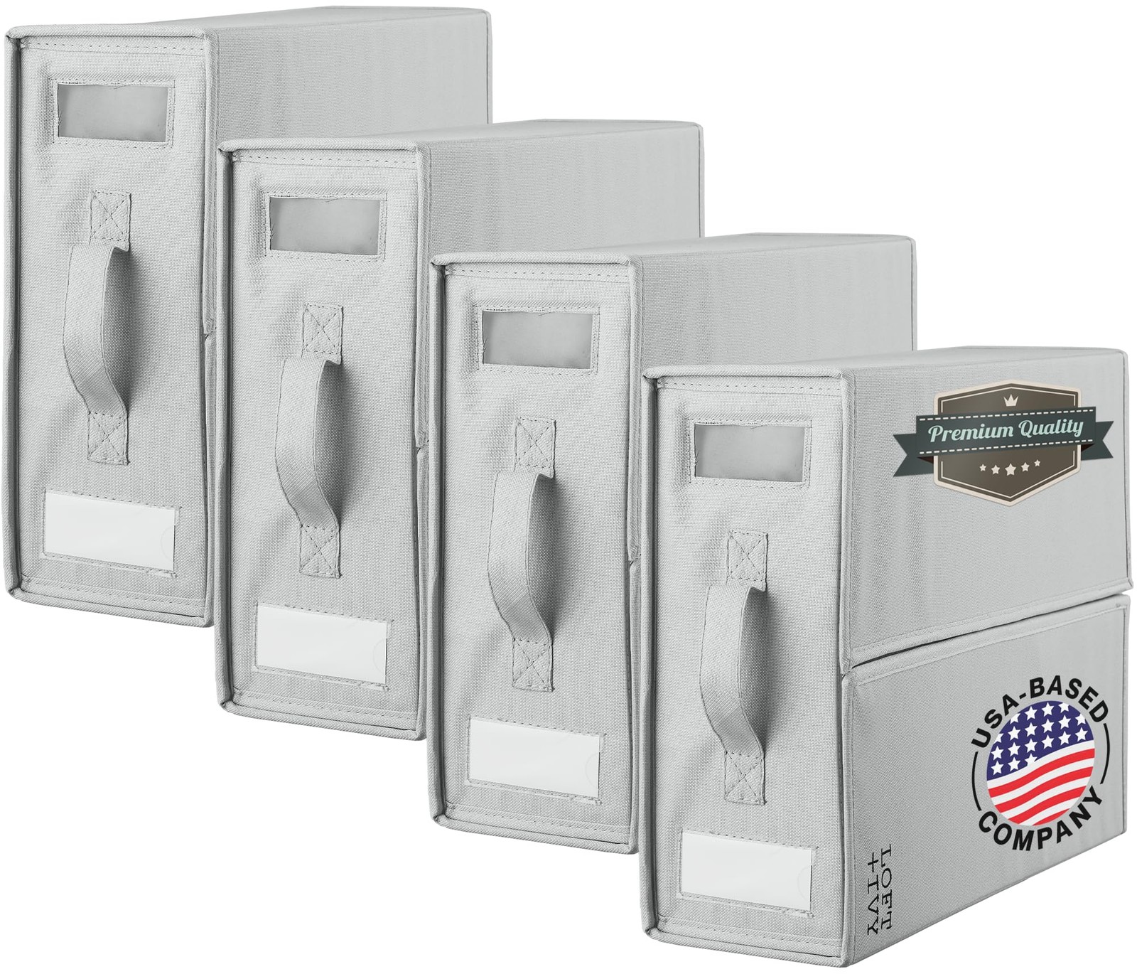 Органайзер для хранения простыней Loft Ivy 4 упаковки - Серый 8390₽