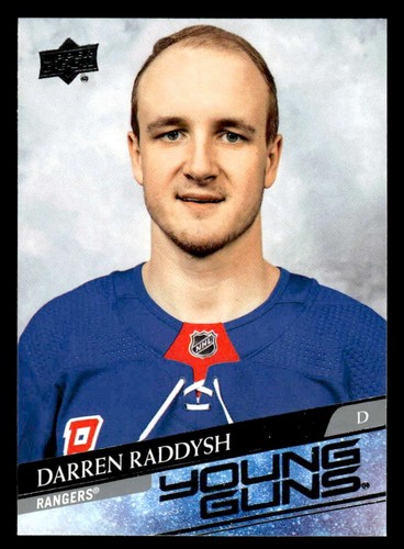 2020-21 Upper Deck - #483 Darren Raddysh RC - New York Rangers - Picture 1 of 2