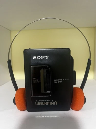 🔥 Sony Walkman WM-EX30 Cassette Player Auto ReverseW/ New Drive Belts Tested 🔥