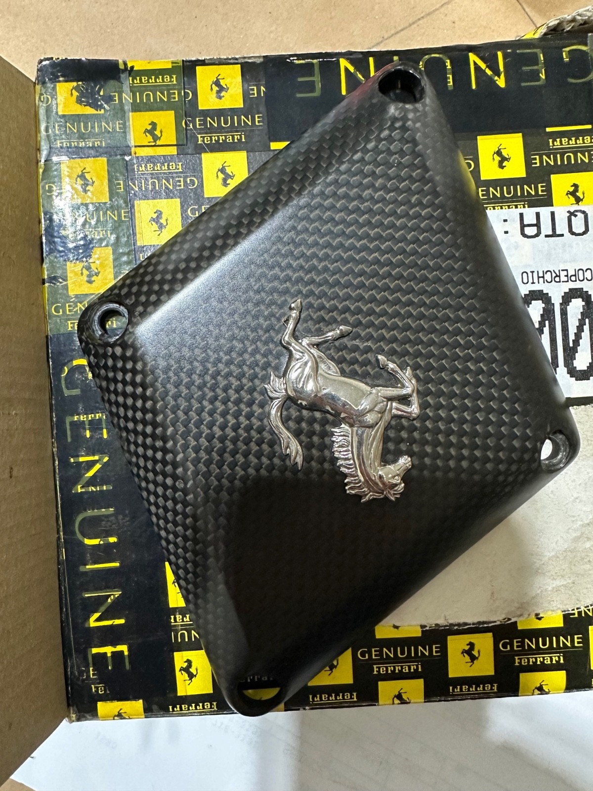Genuine Ferrari 360 carbon plenum cover, used