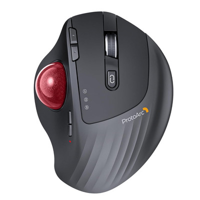 Trackball Maus kabellos ProtoArc EM01 2.4G Bluetooth Daumensteuerung verstellbar