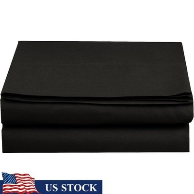 Luxury Microfiber King Flat Sheet 1500 Thread Count Soft Durable Breathable New