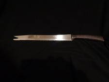 Quikut carve and serve knife 8" blade surgical stainless steel serrated