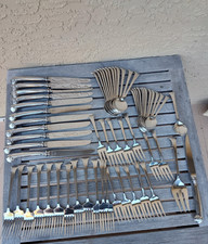 62 Pieces Towle Supreme Cutlery Marchesa Stai...