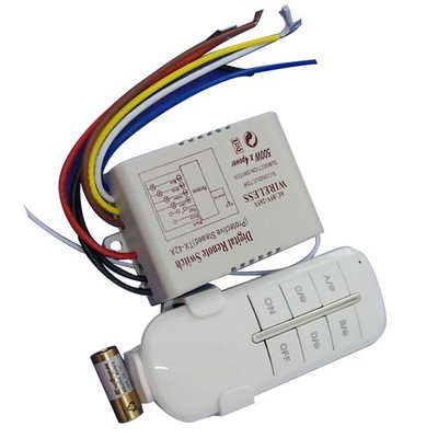 4 Way Light Lamp Digital Wireless Remote Controller Switch ON/OFF 110-240V New B